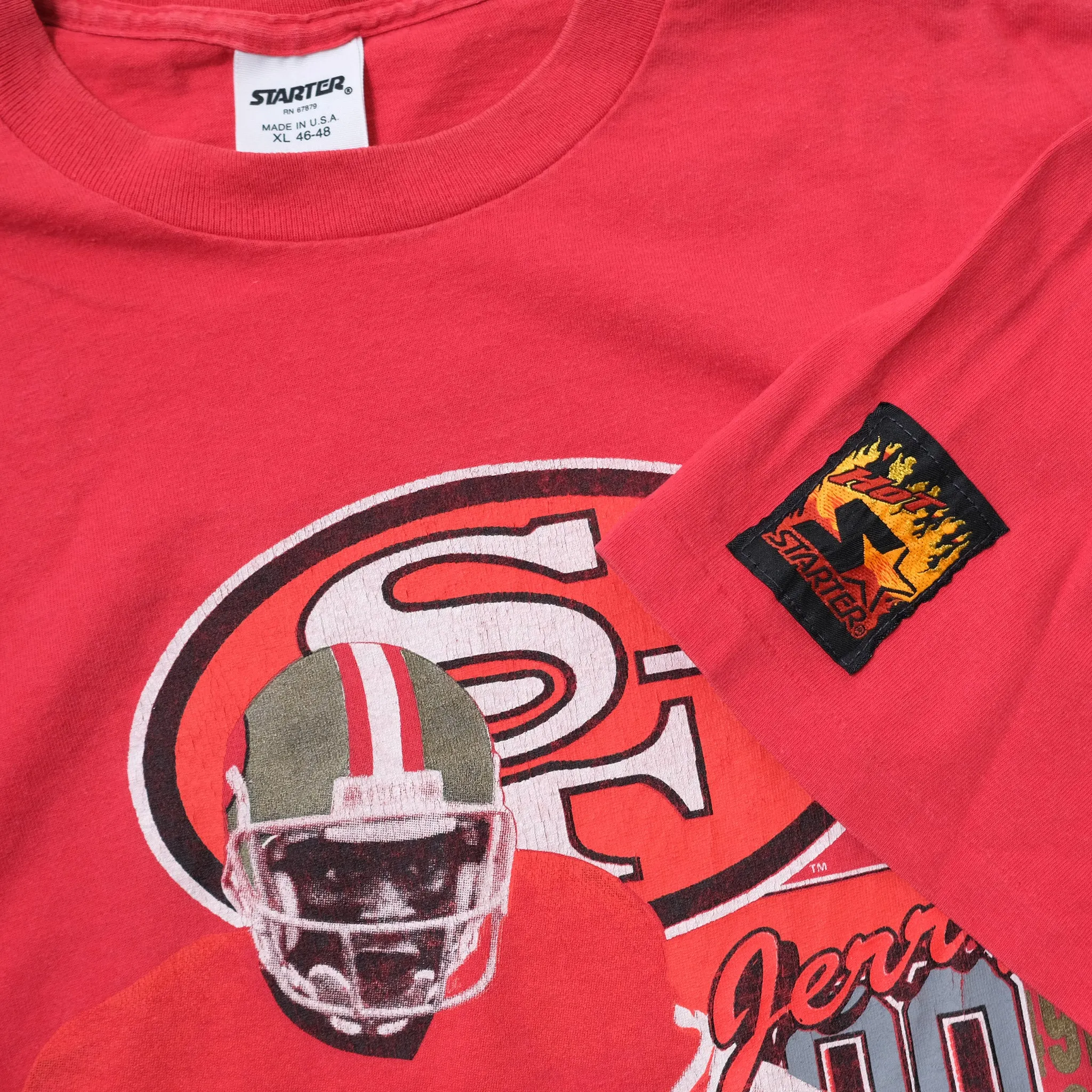 1991 Starter Jerry Rice 49ers T-Shirt XLarge