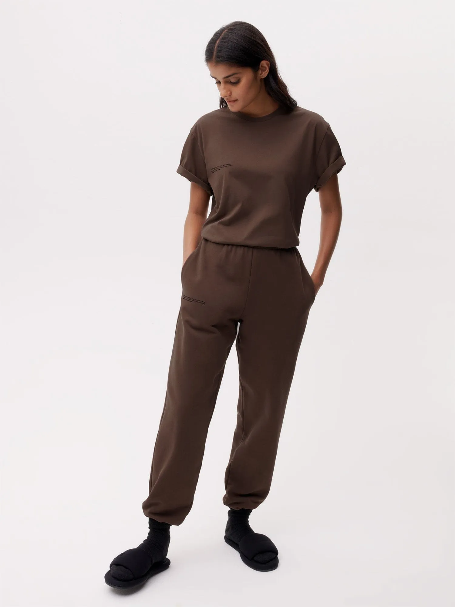 365 Midweight Track Pants—chestnut brown