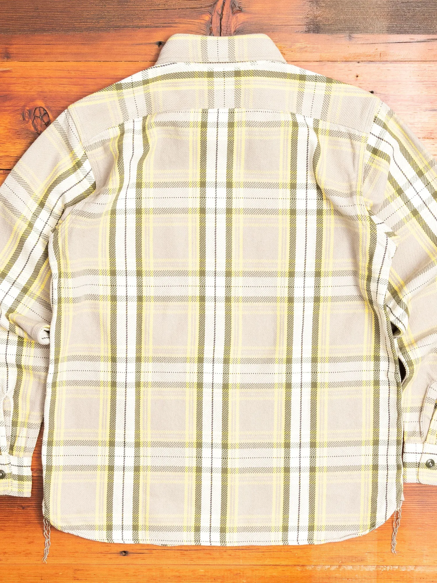 720WS Heavy Flannel Shirt in Beige