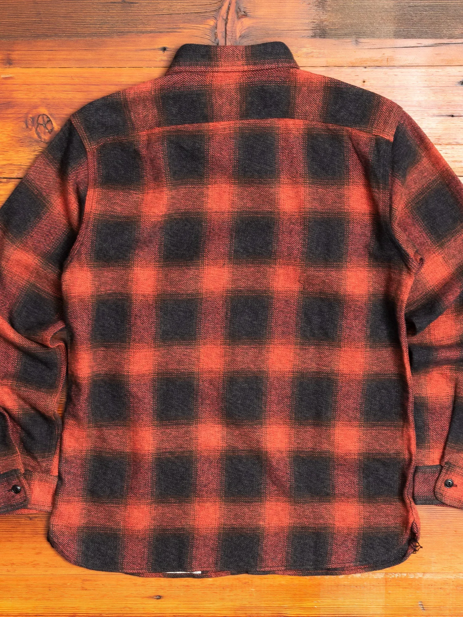 750WS Heavy Flannel Shirt in Red