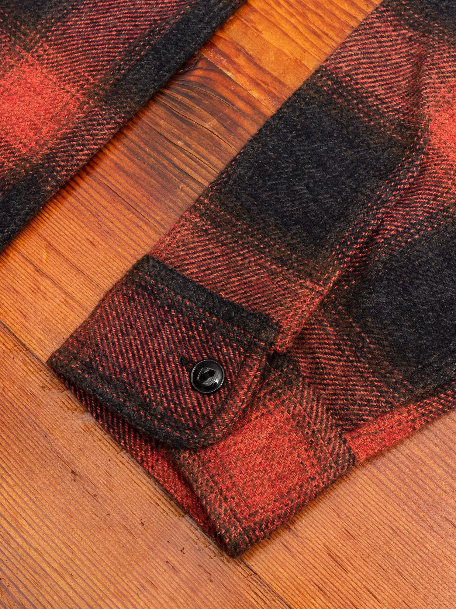 750WS Heavy Flannel Shirt in Red