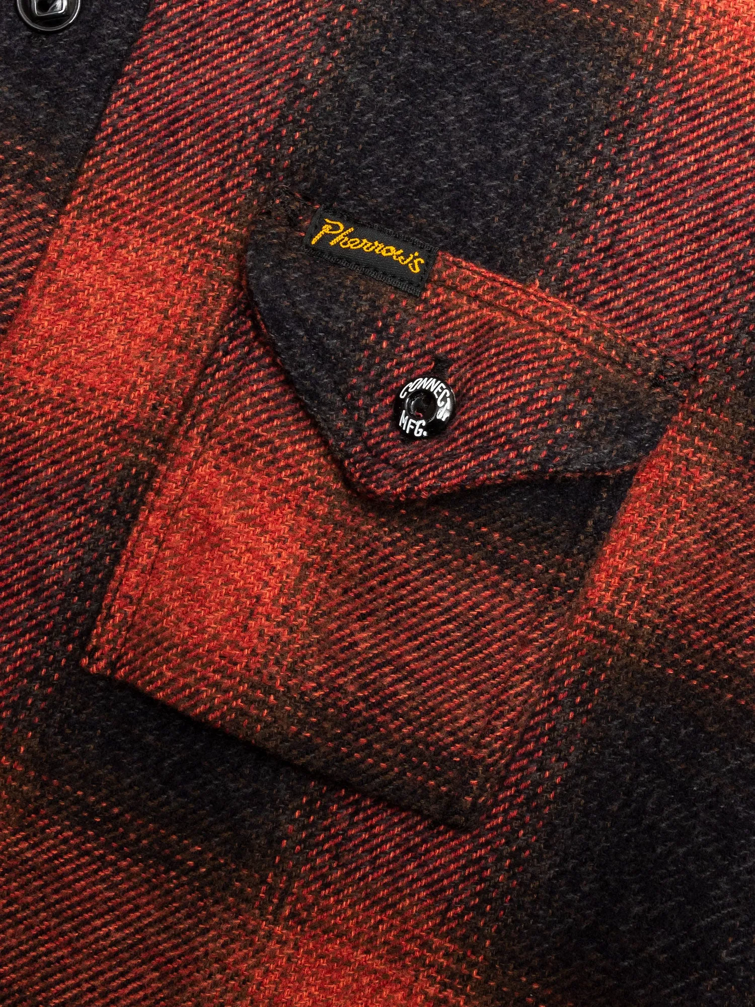 750WS Heavy Flannel Shirt in Red