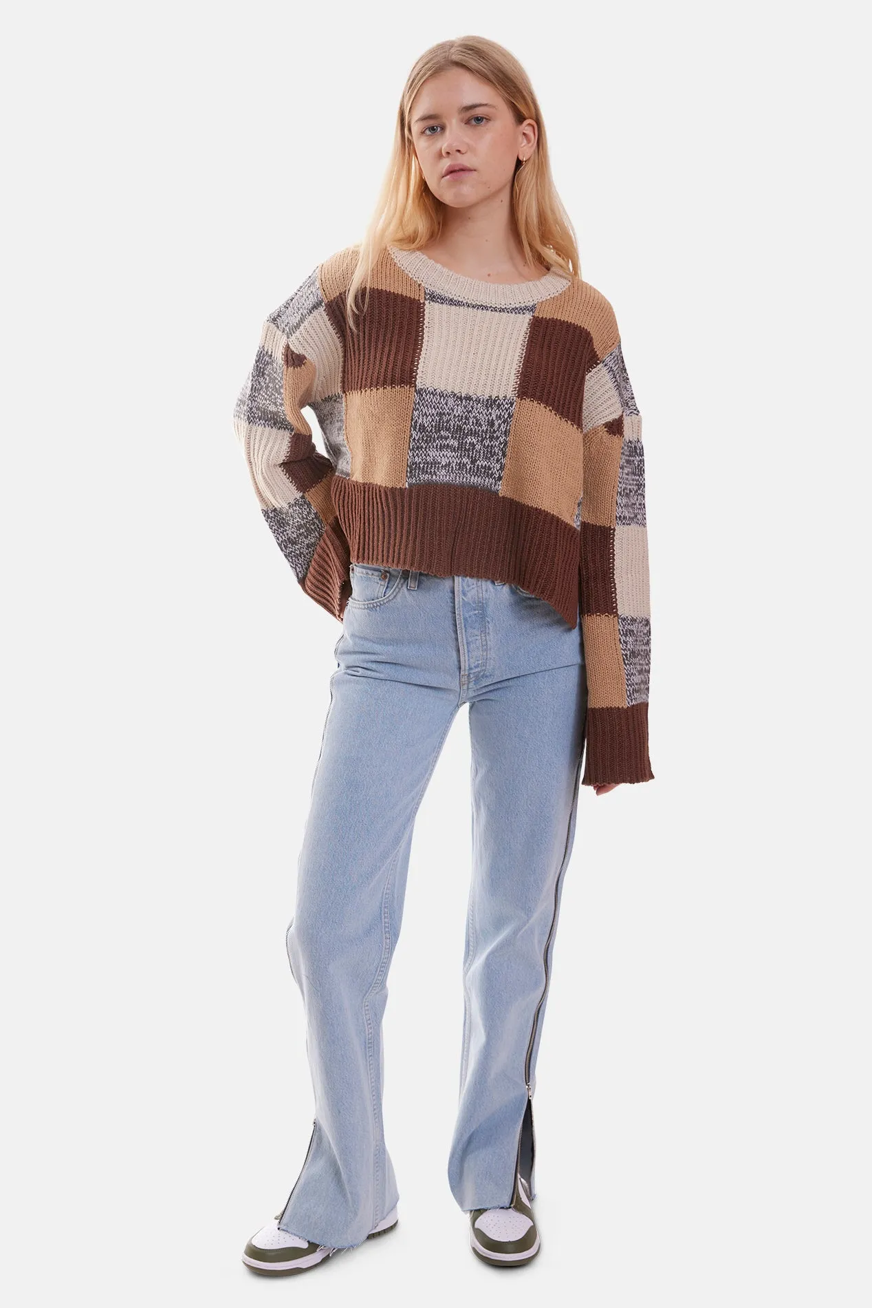 90s High Rise Loose Zip Jean NAF