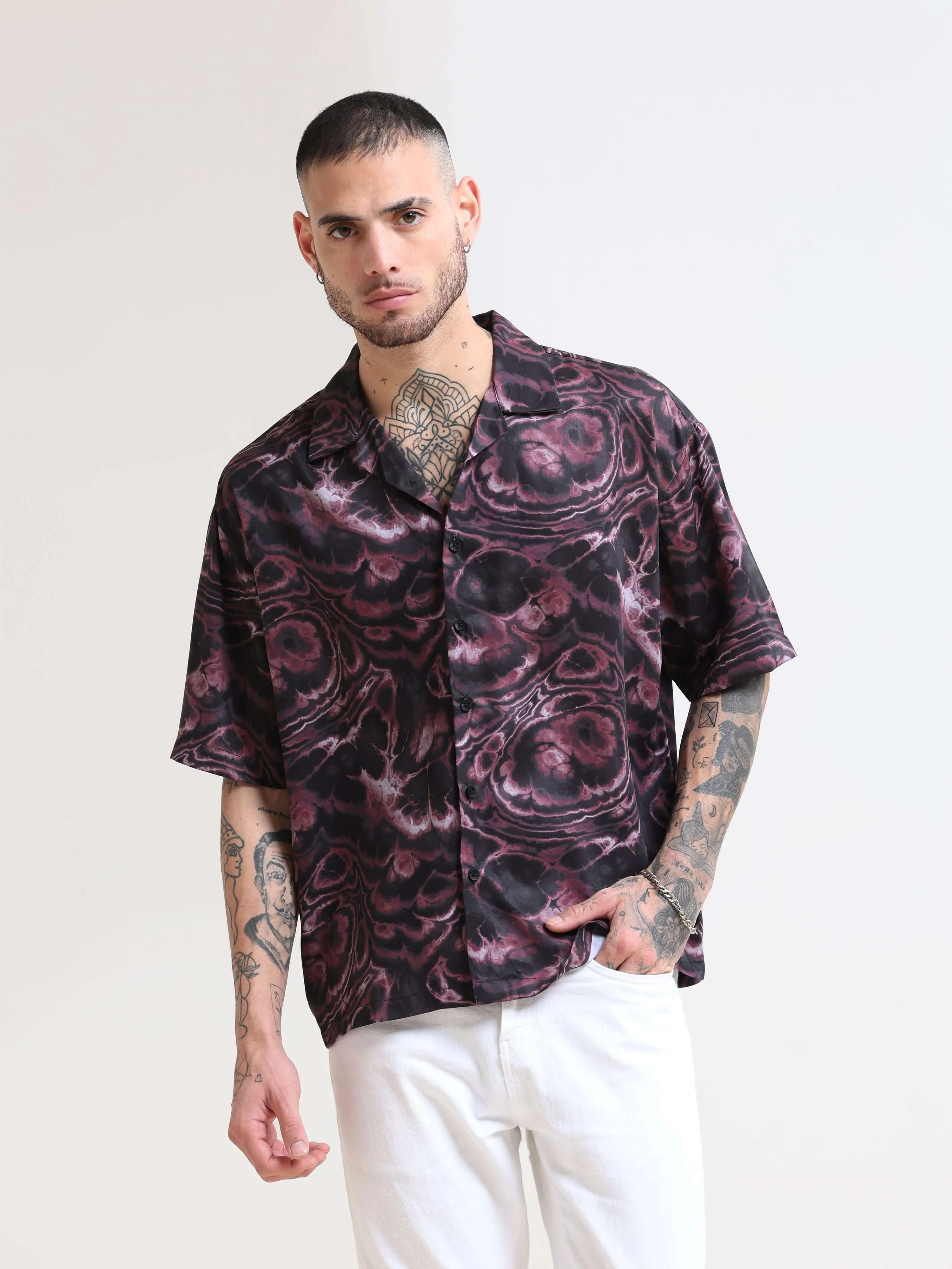 Ablaze Turbid Oversized Shirt