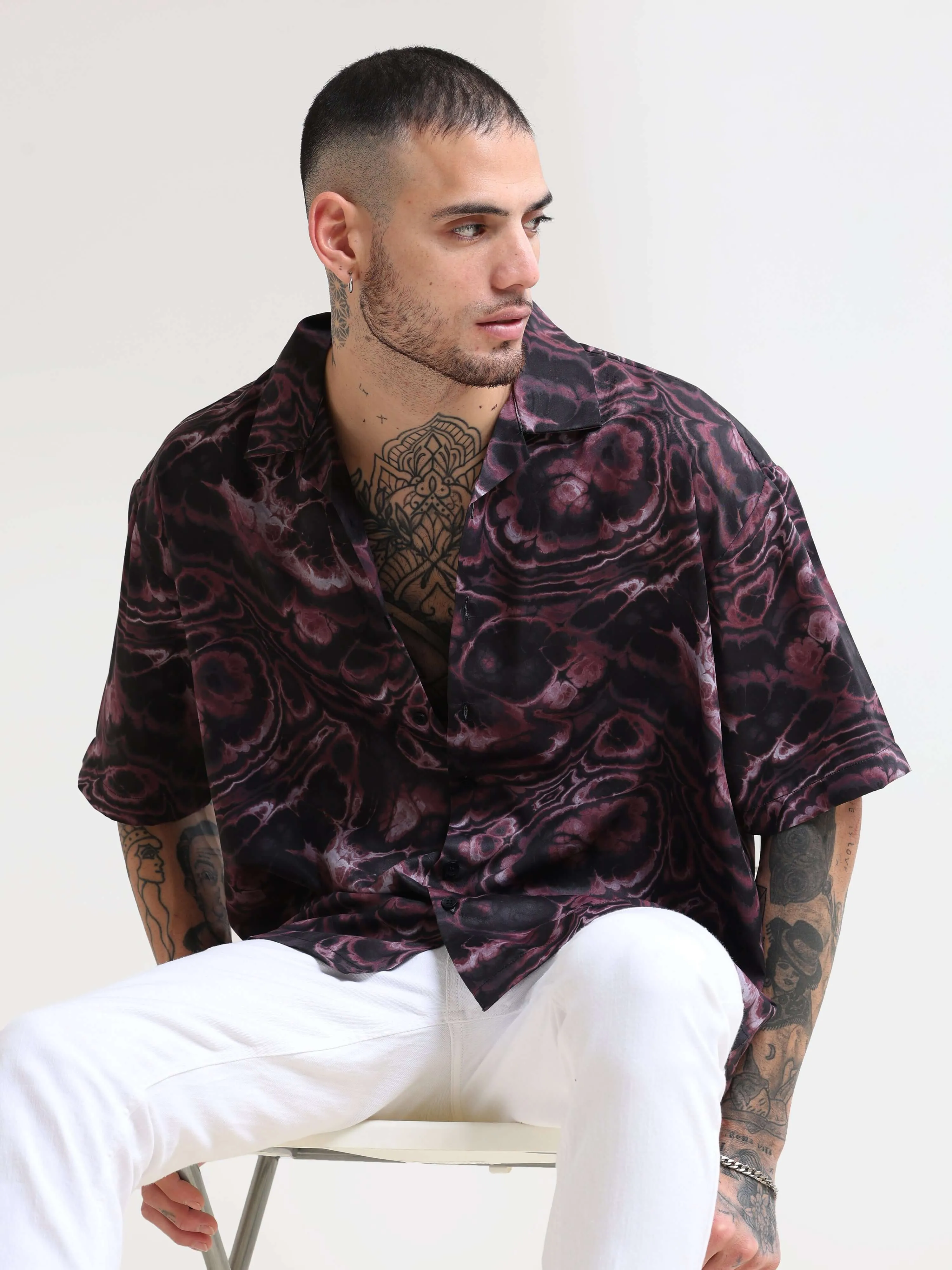 Ablaze Turbid Oversized Shirt