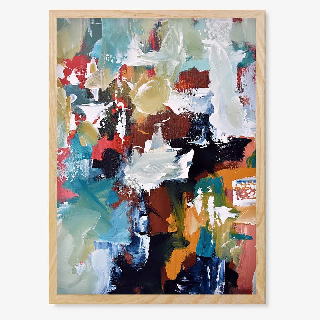Abstract 296 Framed Art