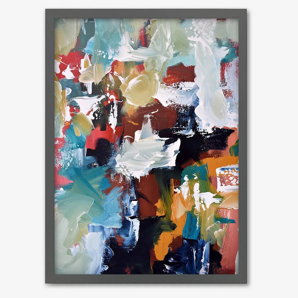 Abstract 296 Framed Art