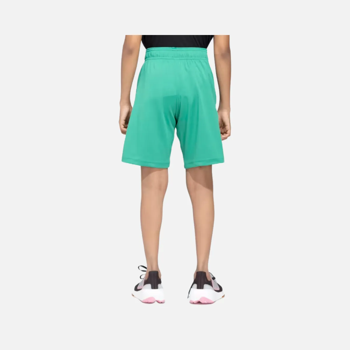 Adidas Logo Kids Boys Shorts (7-16 Year) -Court Green