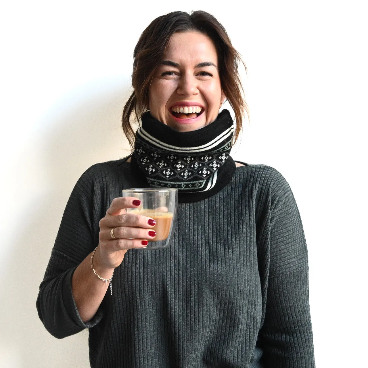 Alpine Knit   Minky Neck Warmer Snood by XTM Australia