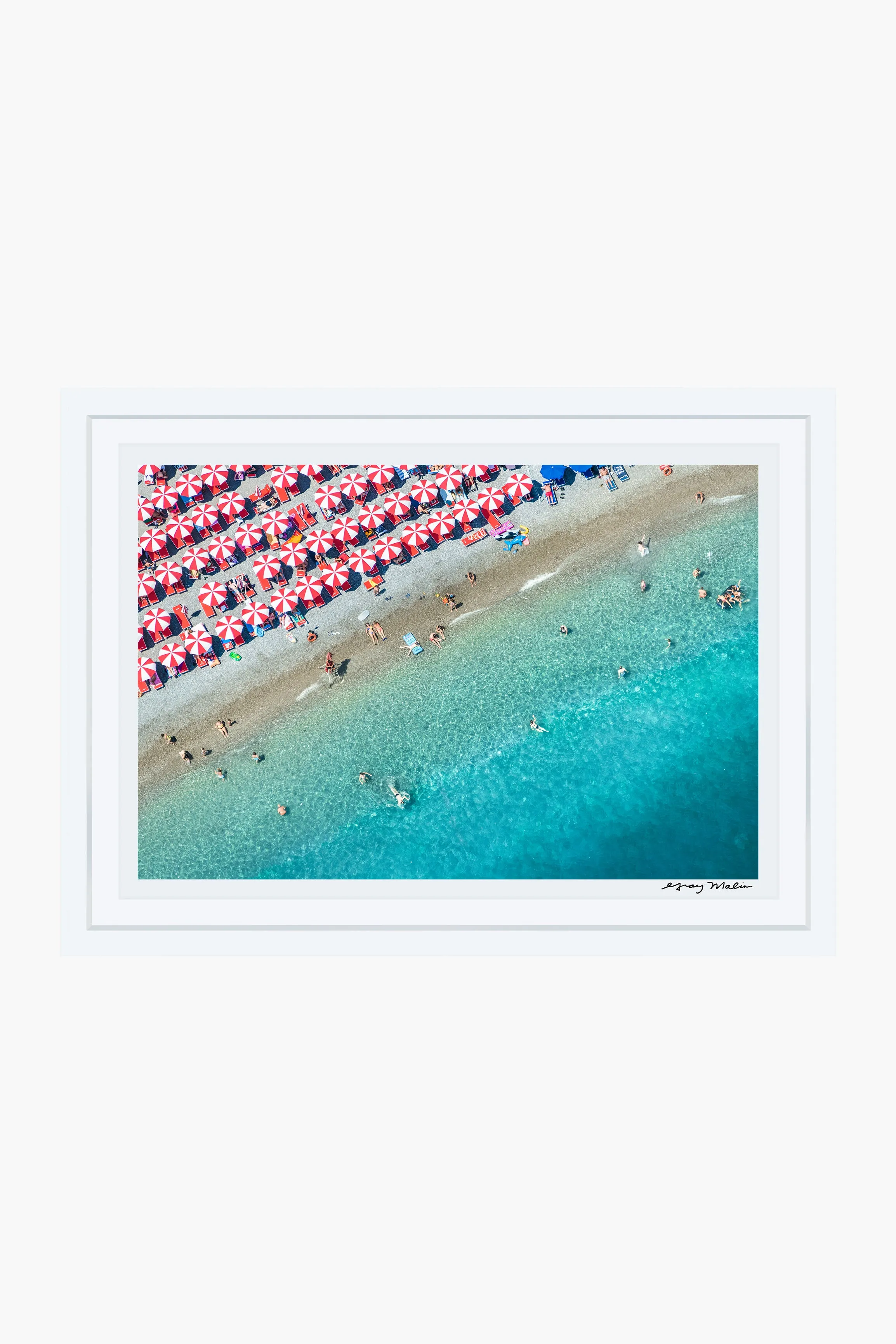 Amalfi Red Umbrellas