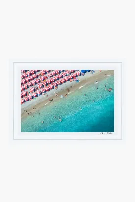 Amalfi Red Umbrellas