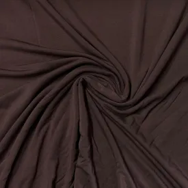 Auburn Brown Bamboo/Spandex Jersey Fabric