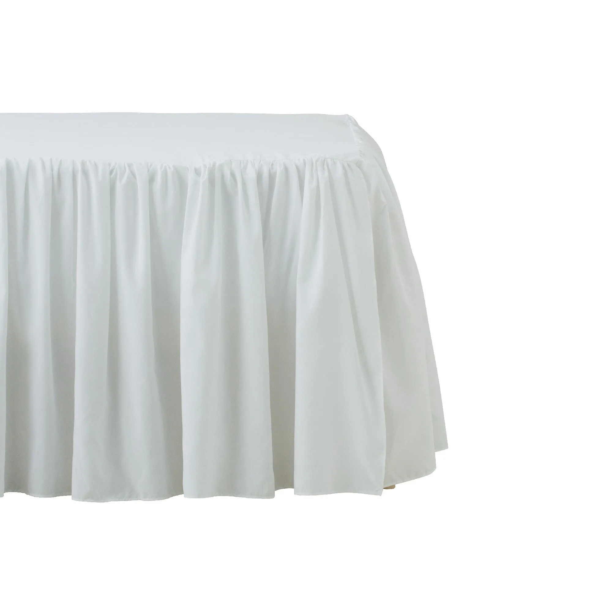 Bed Skirt Double  Light Gray