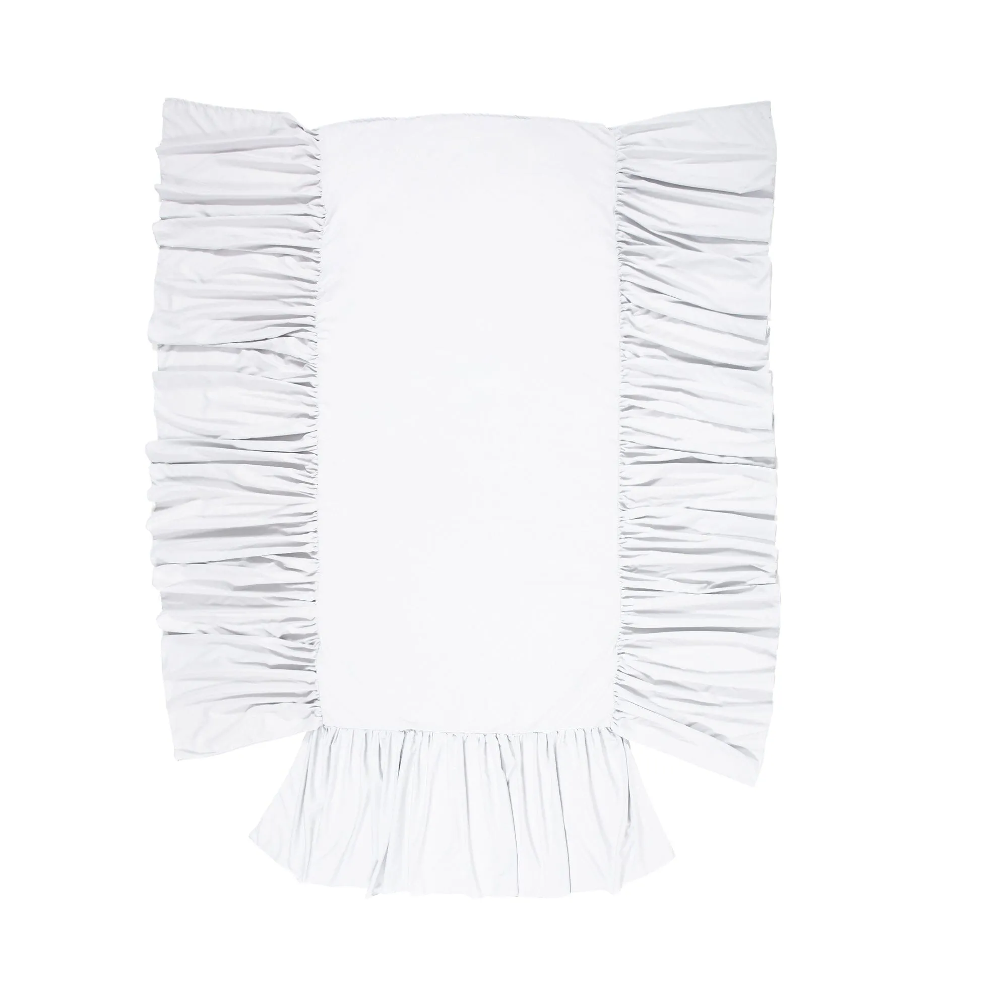Bed Skirt Double  Light Gray
