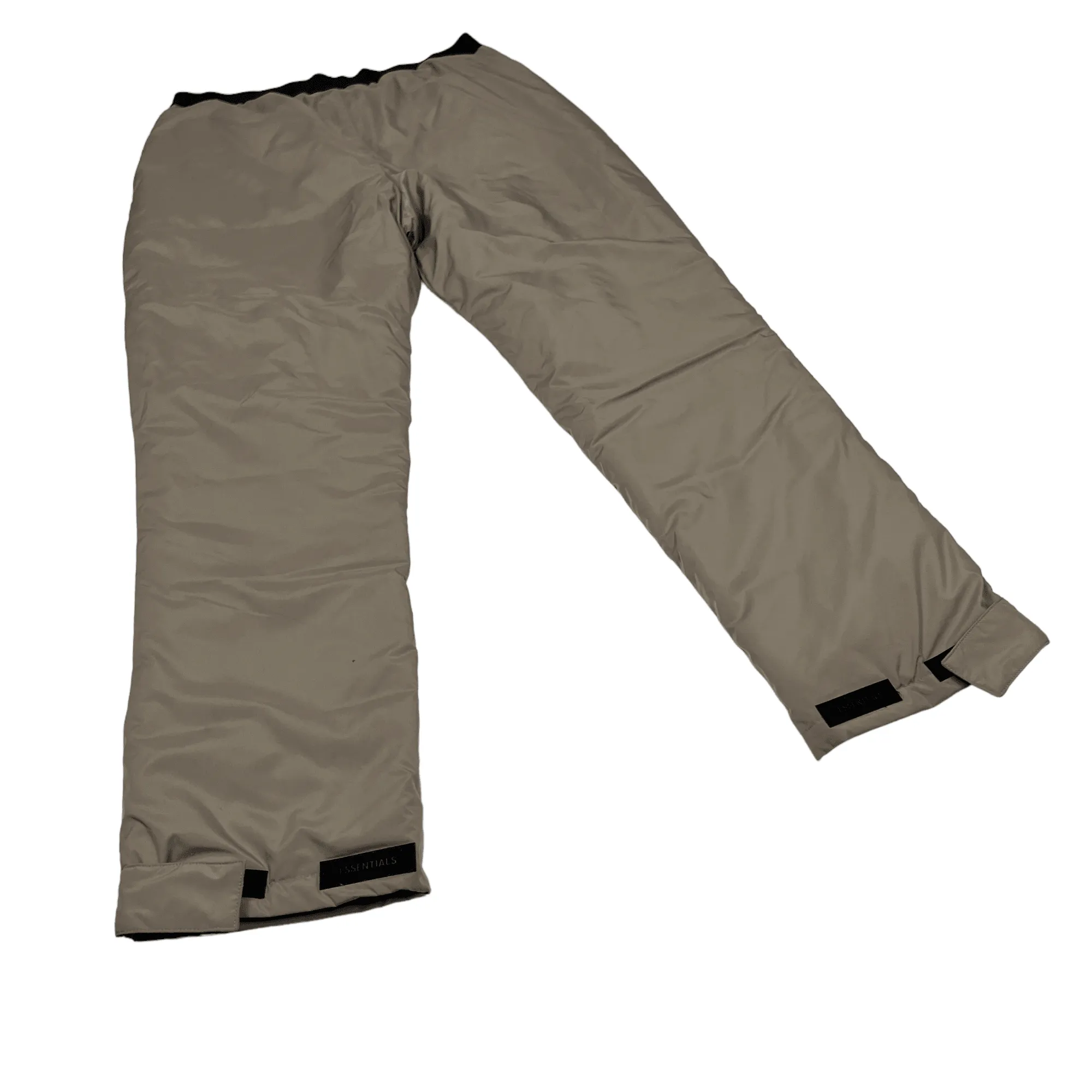 Beige Fear of God Essentials Storm Straight Leg Bottoms - Extra Large