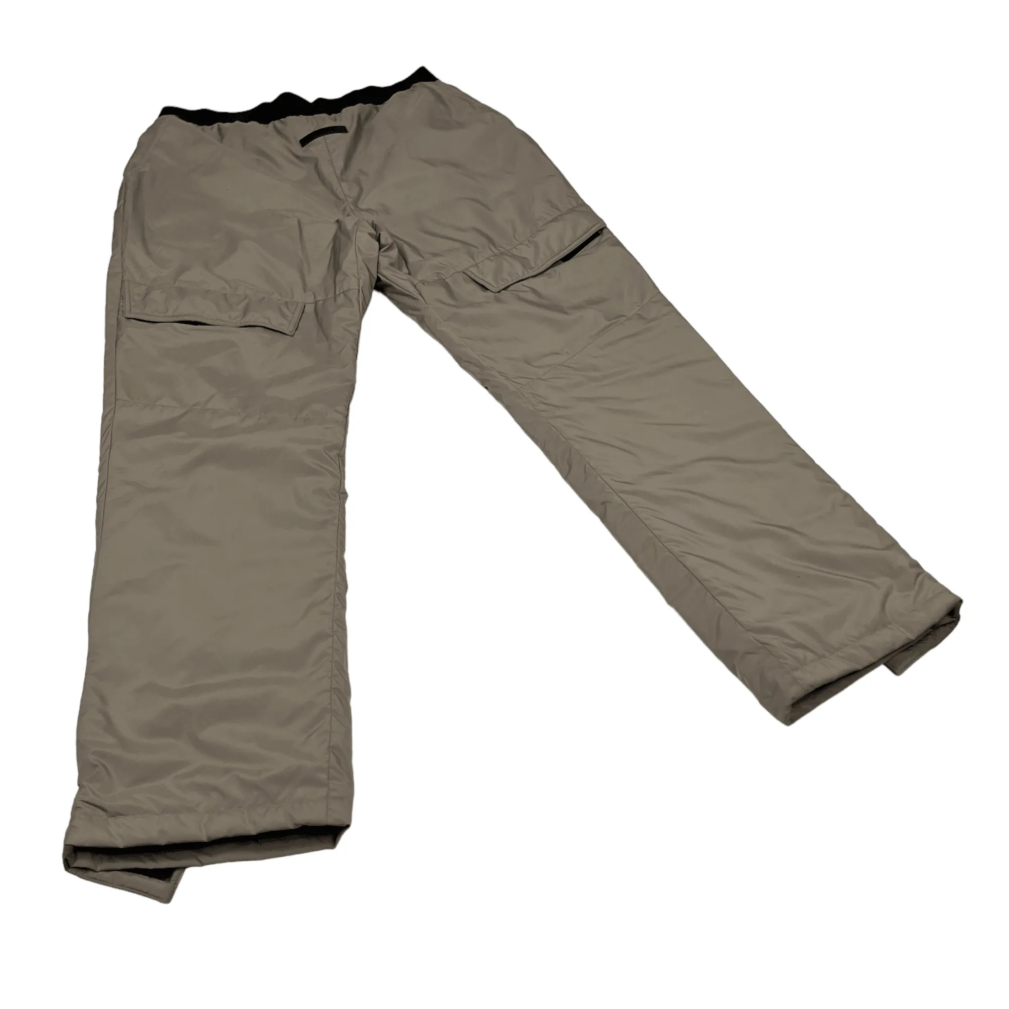 Beige Fear of God Essentials Storm Straight Leg Bottoms - Extra Large