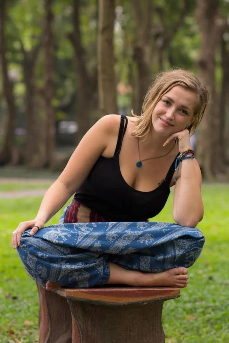 Blue Elephant Pants