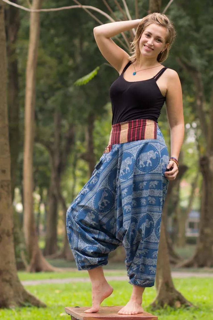 Blue Elephant Pants