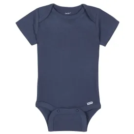 Boys Navy Classic Short Sleeve Onesies® Brand Bodysuit