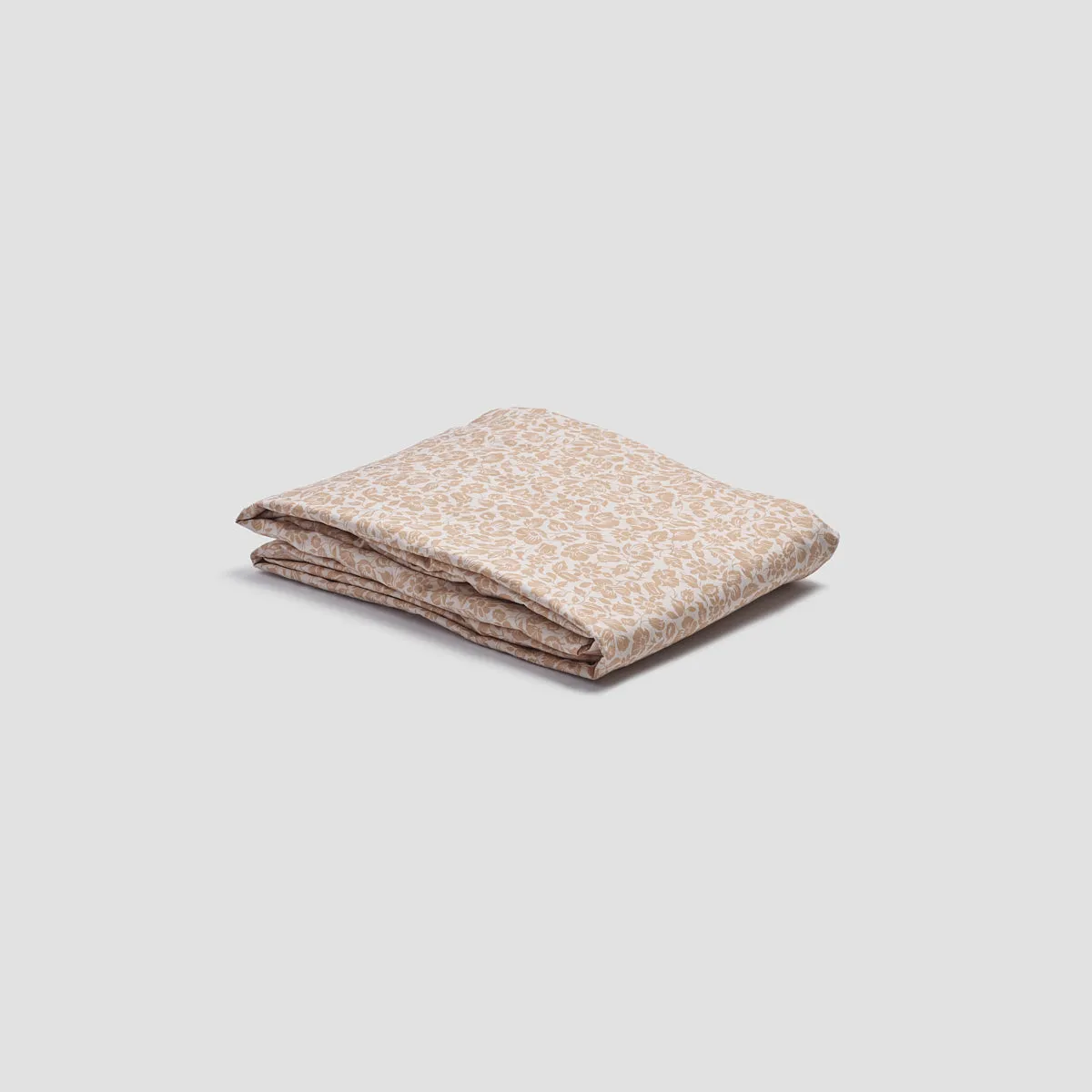 Butterscotch Meadow Floral Printed Cotton Fitted Sheet