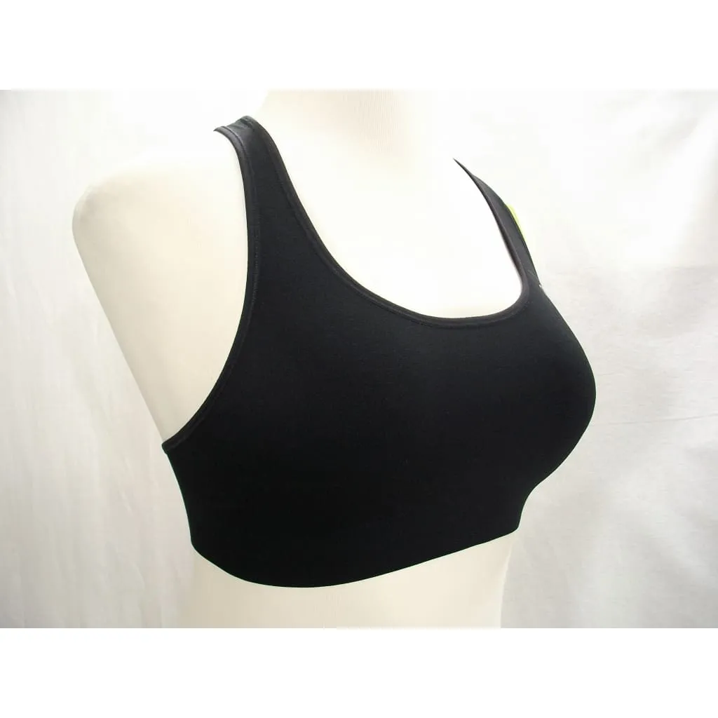 Champion B9504 Absolute Racerback Sports Bra with SmoothTec Band SMALL Black