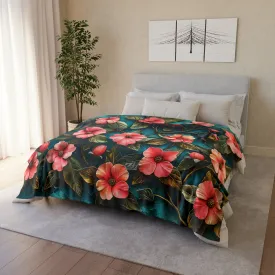 Chinoiserie #6 - Soft Polyester Blanket