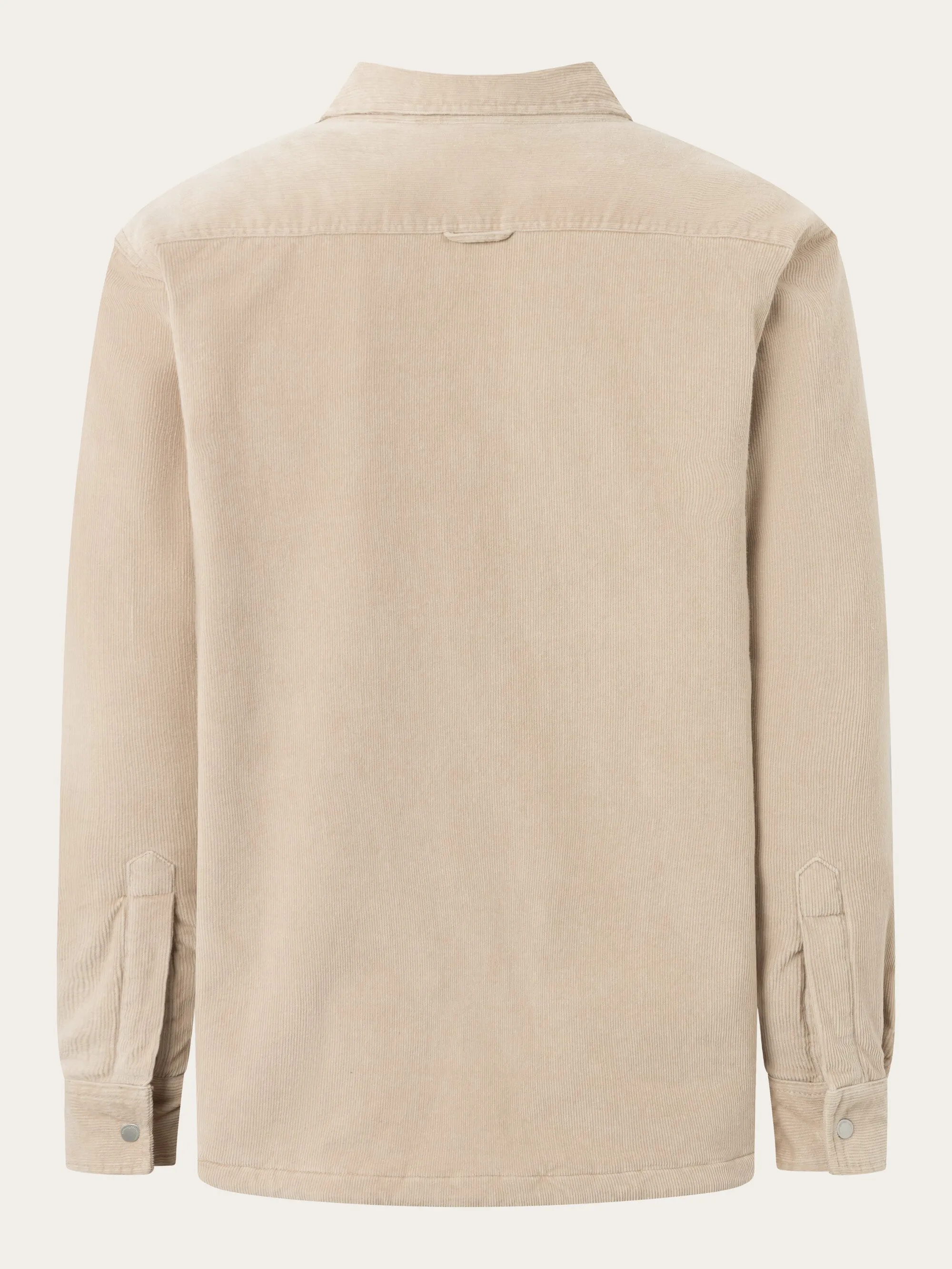 Corduroy overshirt - Light feather gray