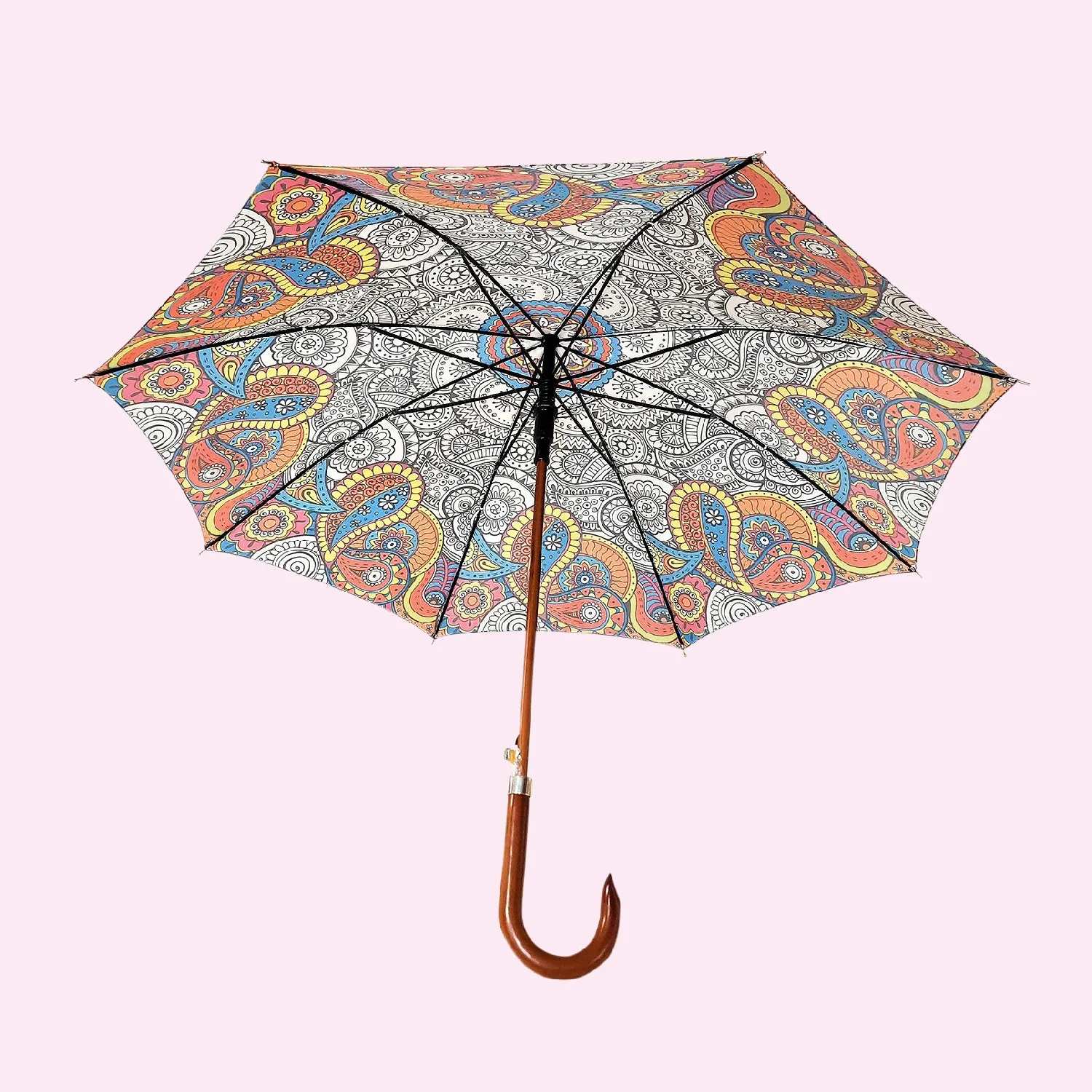 Doodle Digital Printed Umbrella (Straight)