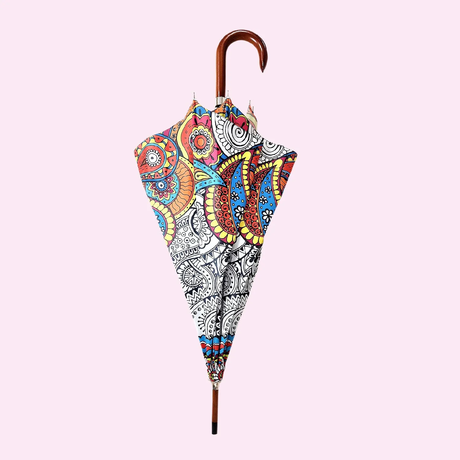 Doodle Digital Printed Umbrella (Straight)