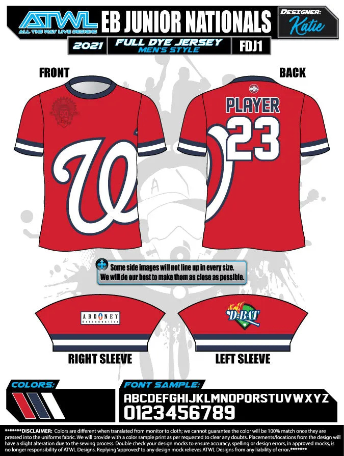 East Bay Spring 2021 Baseball Jerseys