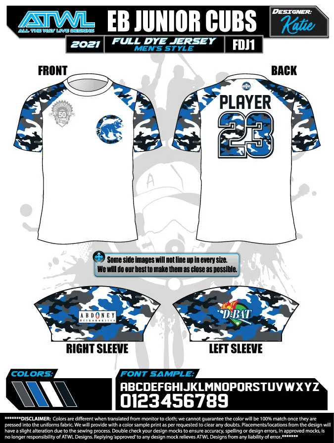East Bay Spring 2021 Baseball Jerseys