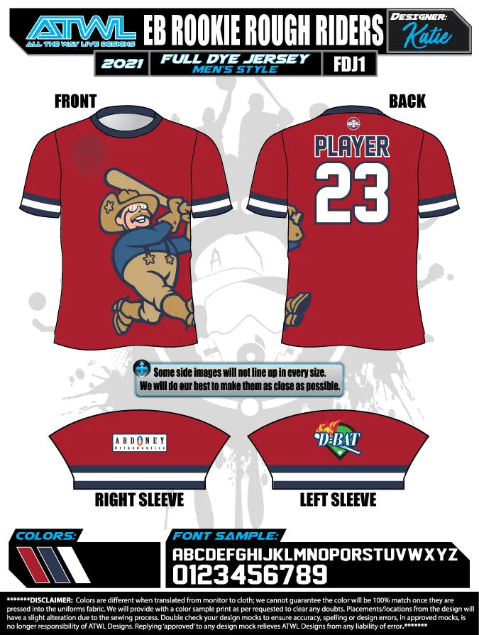 East Bay Spring 2021 Baseball Jerseys