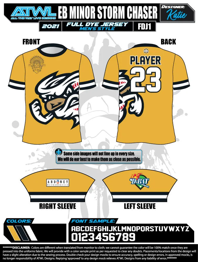 East Bay Spring 2021 Baseball Jerseys