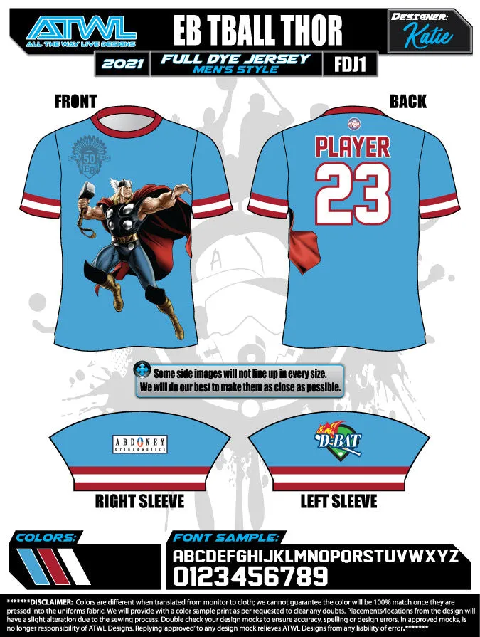 East Bay Spring 2021 Baseball Jerseys