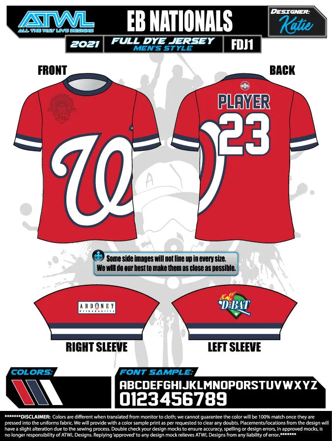 East Bay Spring 2021 Baseball Jerseys