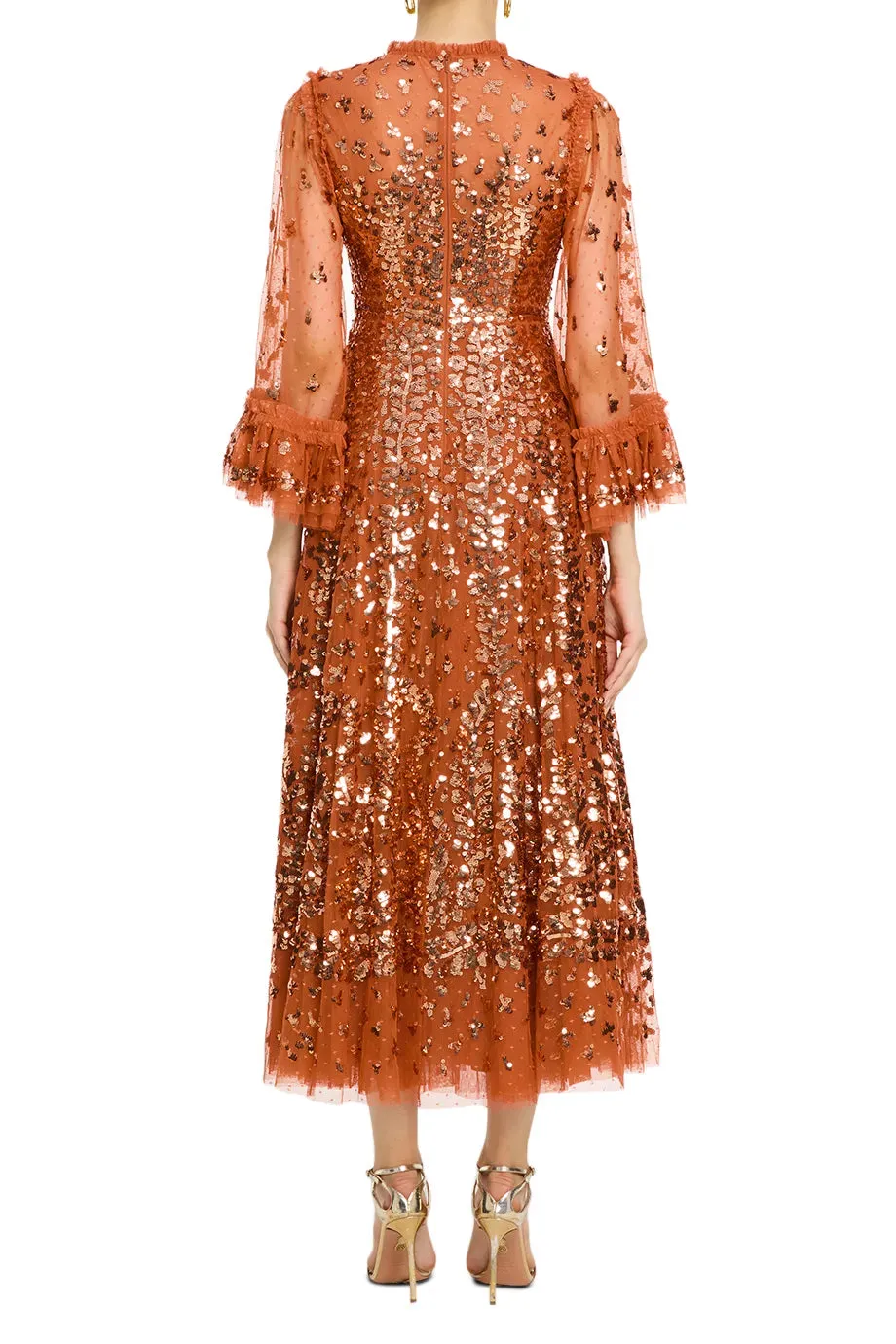 Fern Sequin Evening Dress