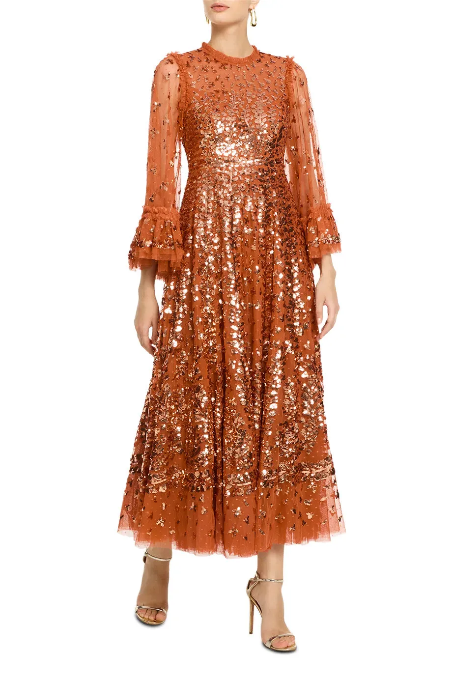 Fern Sequin Evening Dress