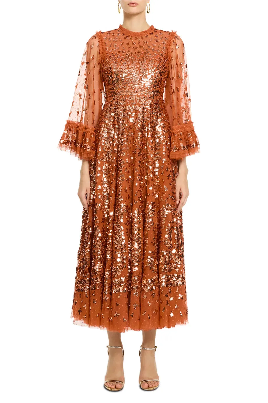 Fern Sequin Evening Dress
