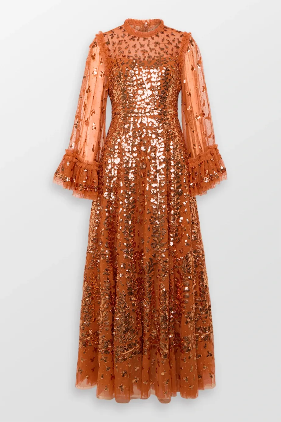 Fern Sequin Evening Dress