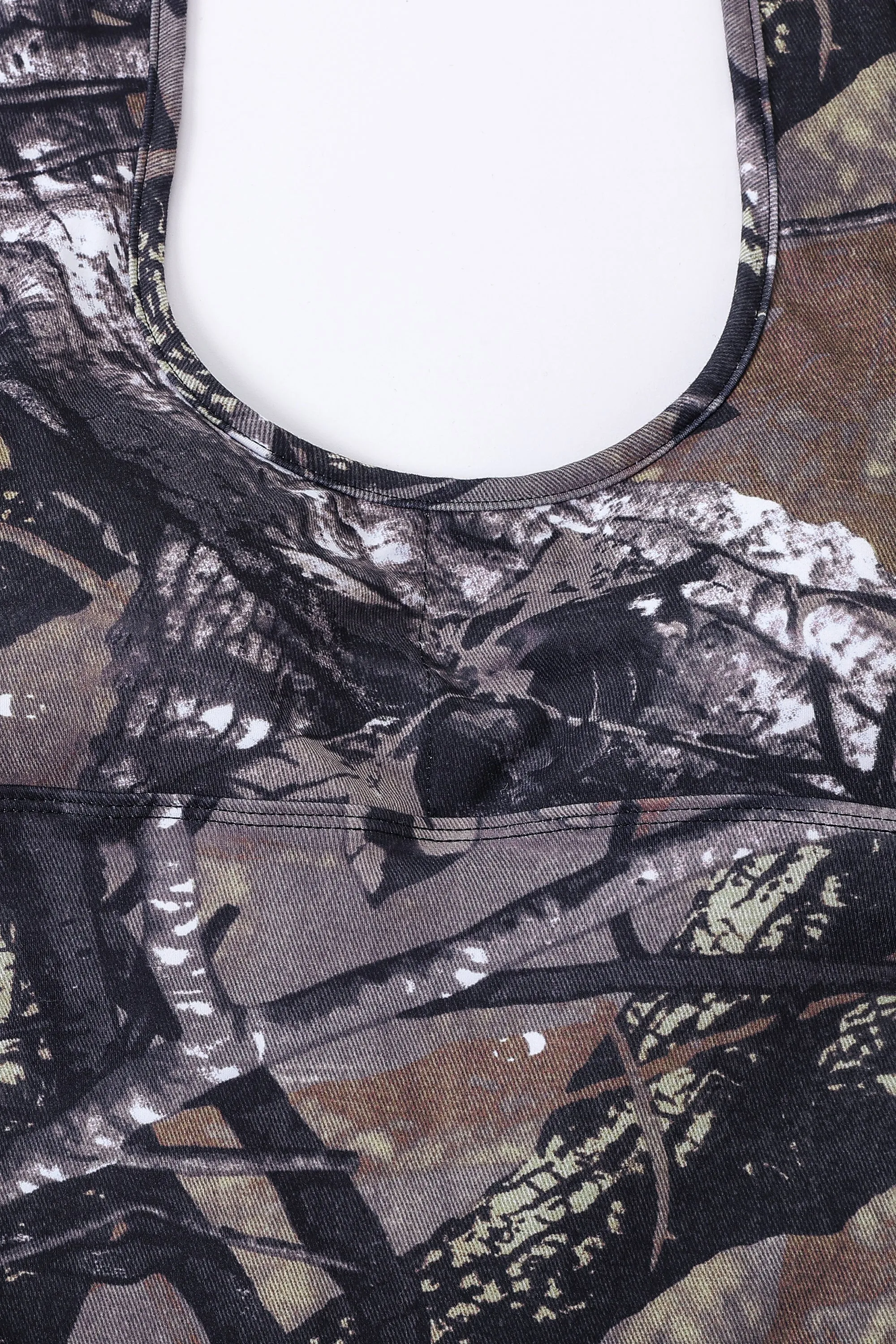 Forest Camo Yoga Romper