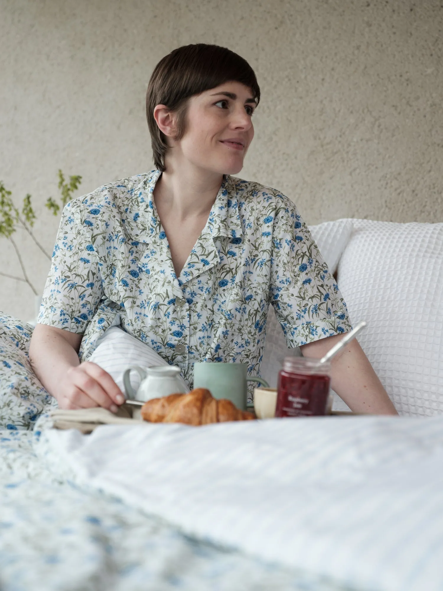 Foxford Cornflower Short Pyjamas