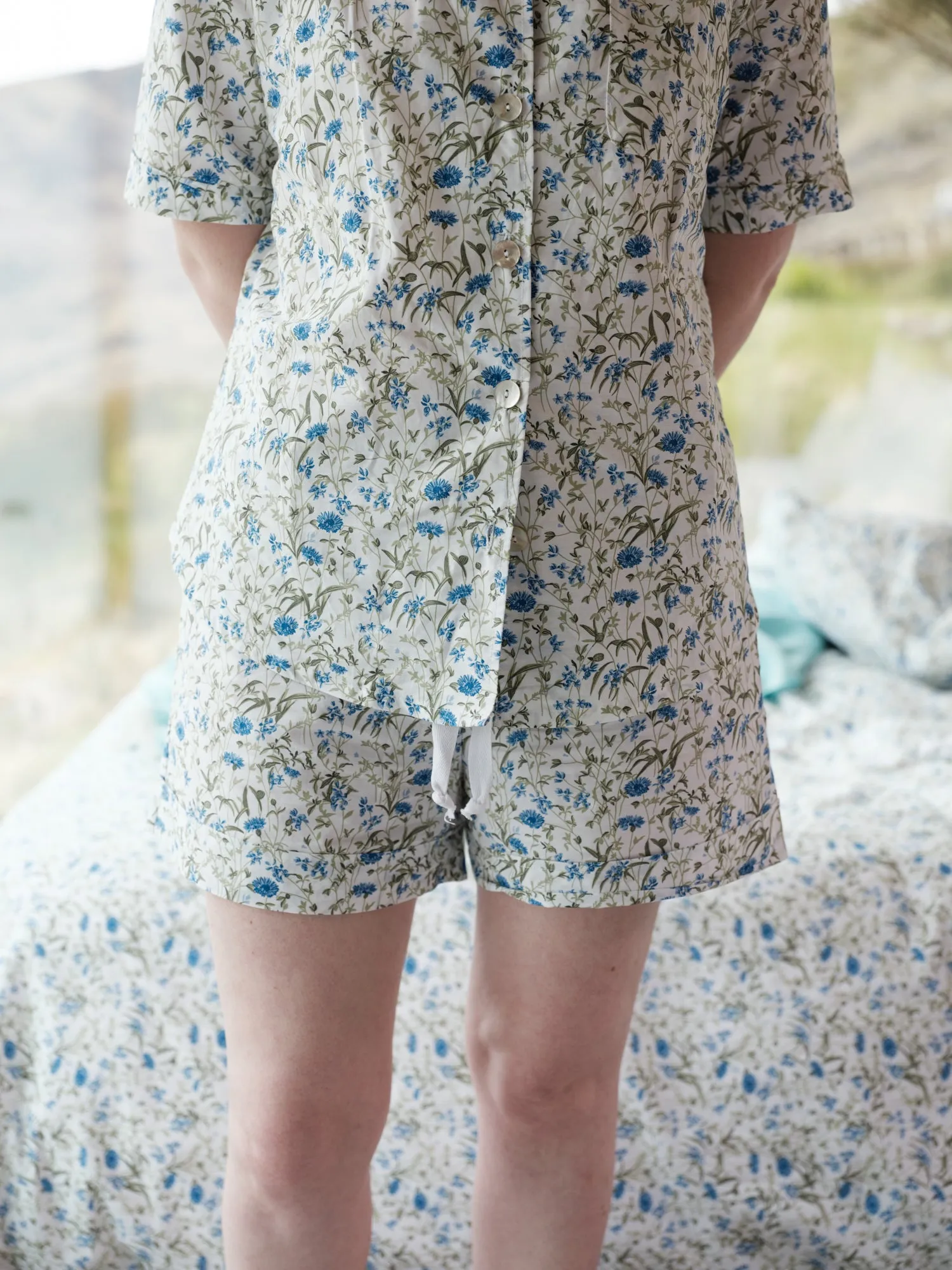 Foxford Cornflower Short Pyjamas