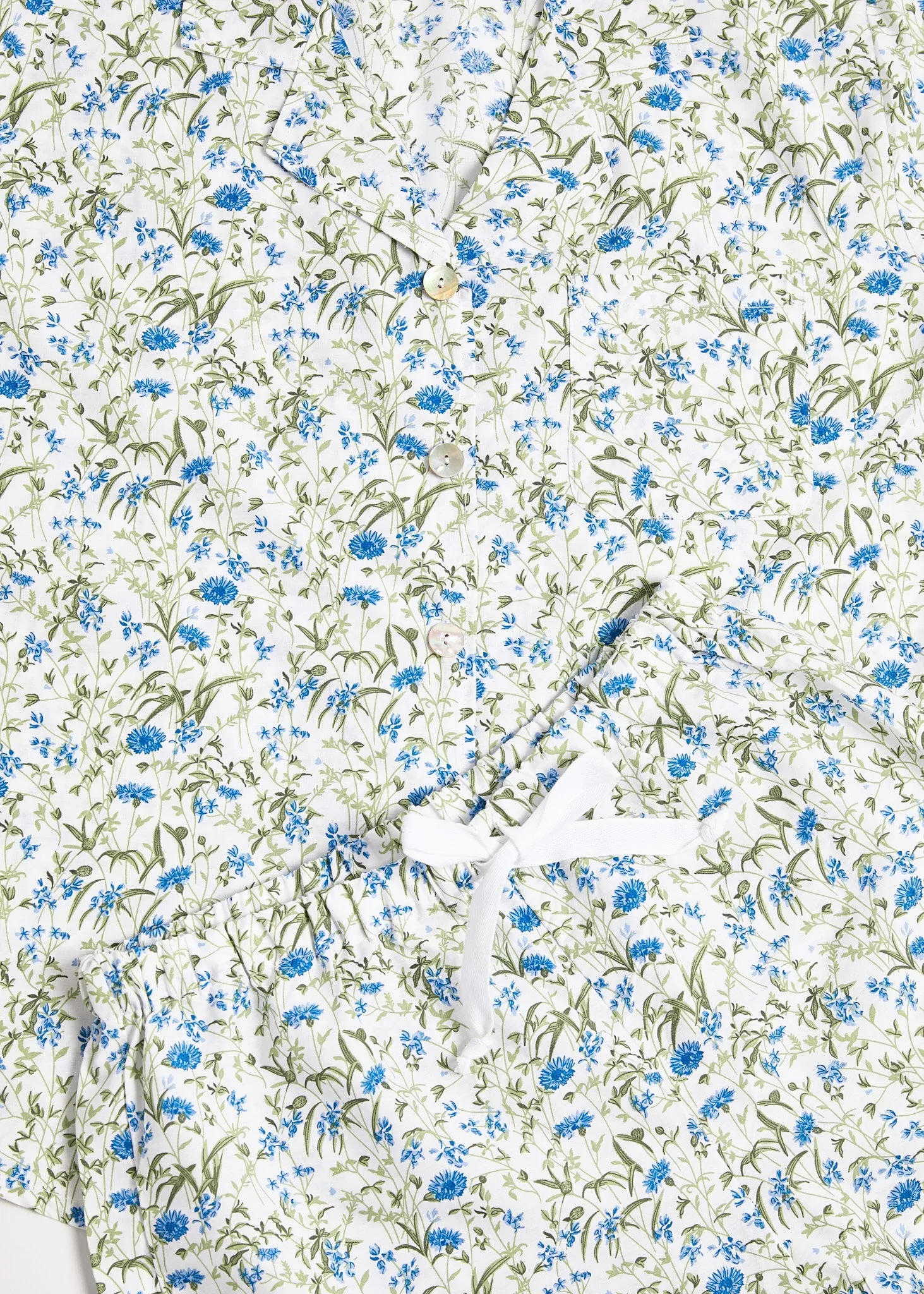 Foxford Cornflower Short Pyjamas