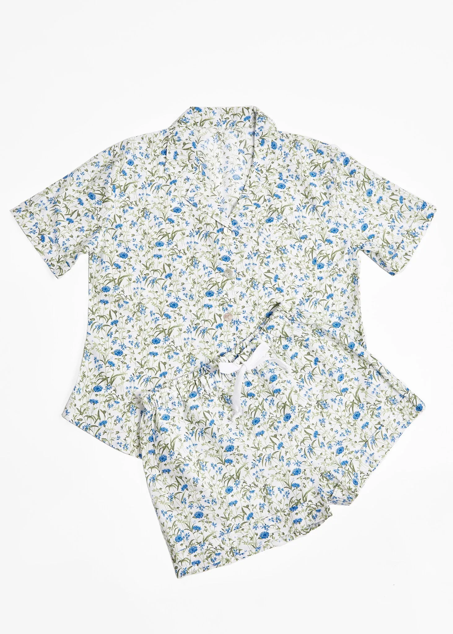 Foxford Cornflower Short Pyjamas