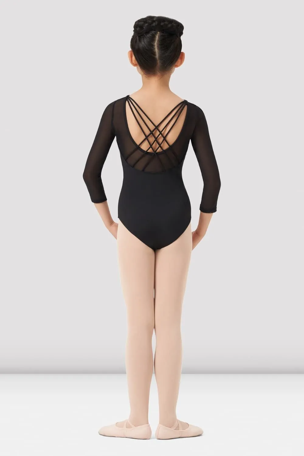 Girls Mirella Paisley 3/4 Sleeve Leotard