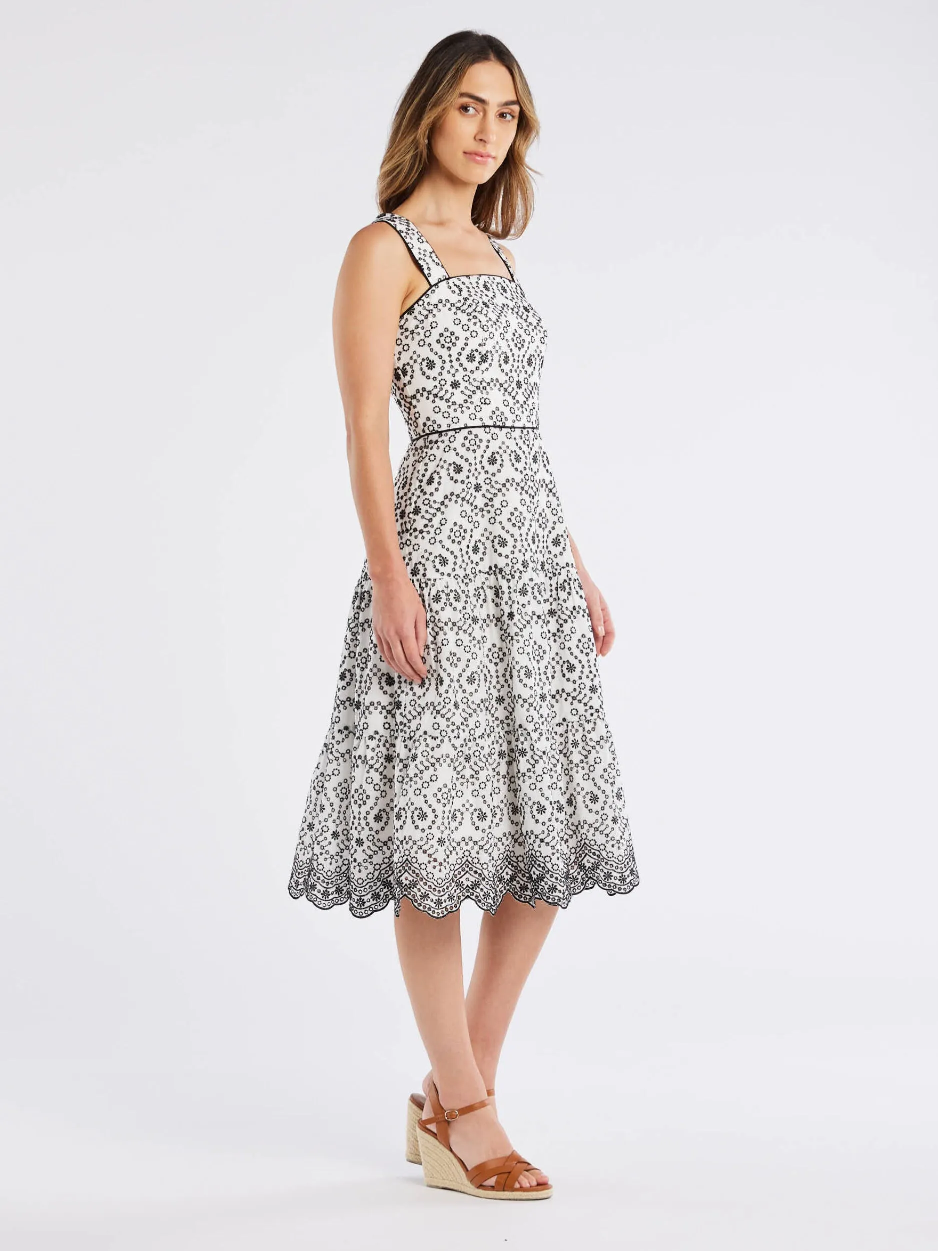 Isla Broderie Dress