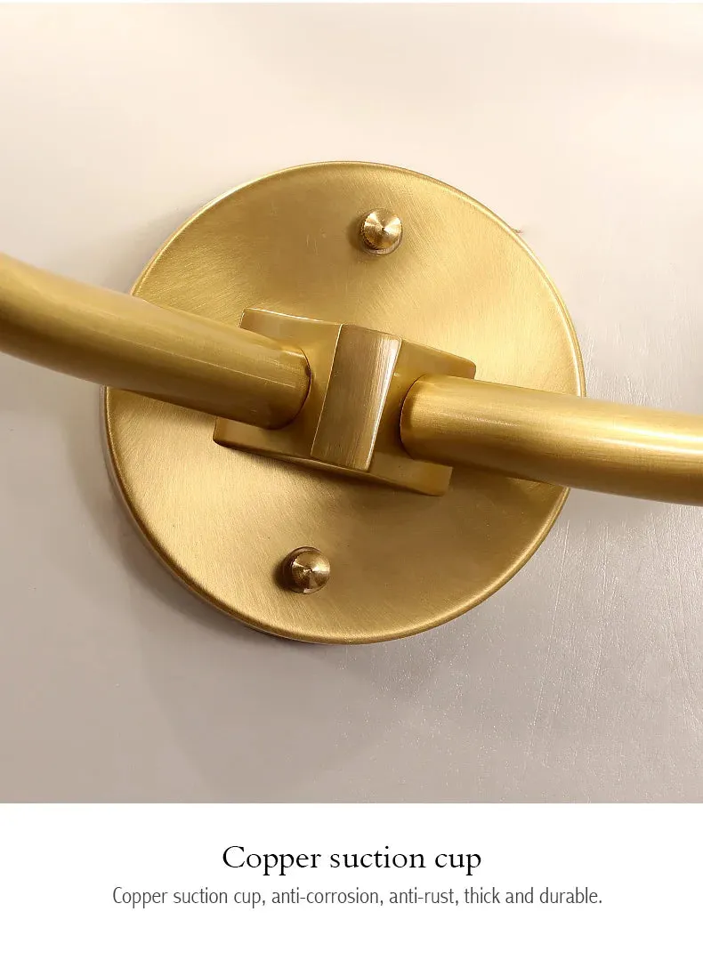 IWP Mushroom Modern Nordic Golden Copper Wall Lamp