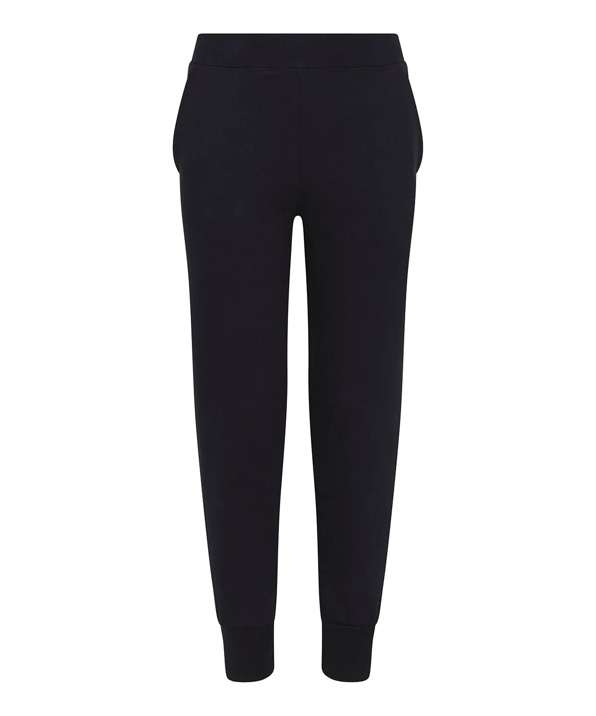 Jet Black - Kids tapered track pants