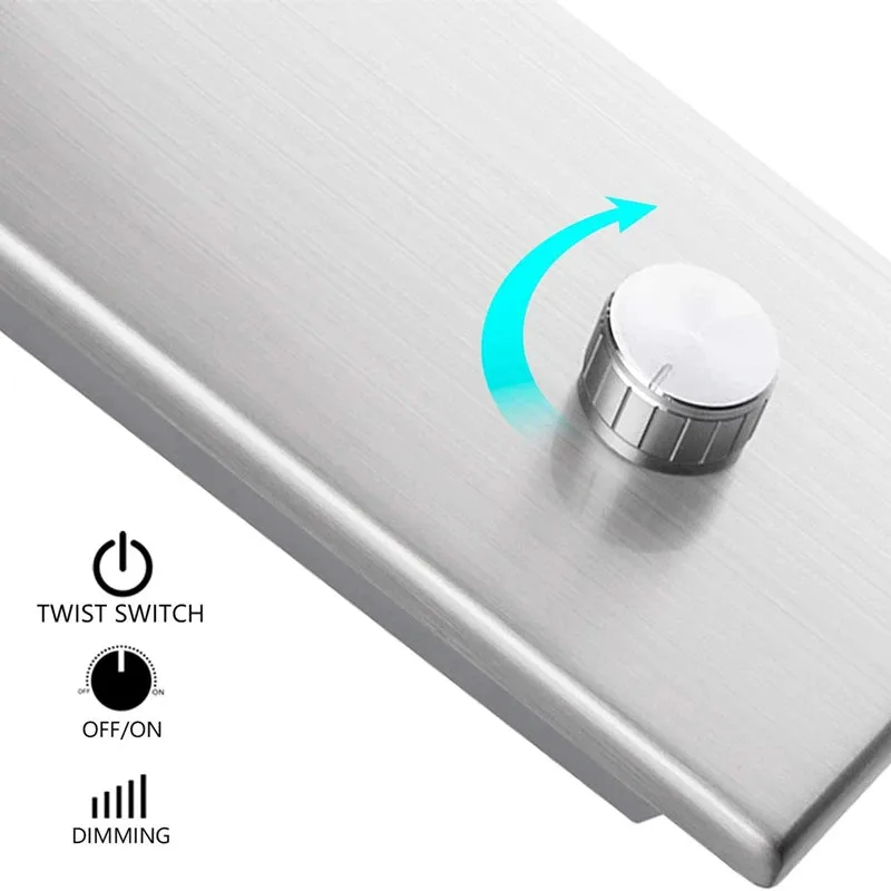 Kachmes Wall Reading Sconce Hardwired Adjustable Bedside Knob Switch