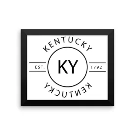 Kentucky - Framed Print - Reflections